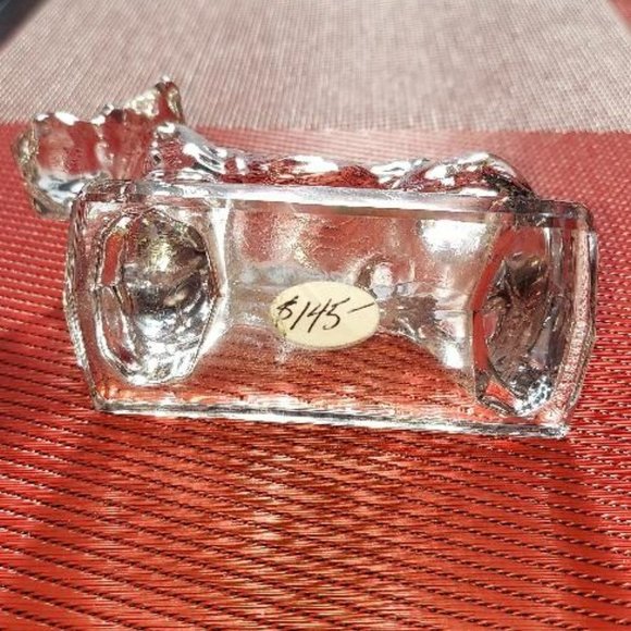 Heisey Animal Scottie Dog Champ Sealyham Terrier Clear Paperweight - Picture 6 of 6